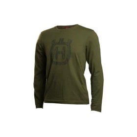 Husqvarna Xplorer – Zielony T-shirt z Długim Rękawem