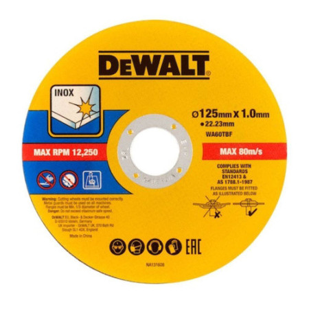 DeWalt DT20594-QZ – tarcza do metalu 125 mm