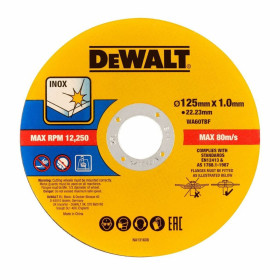 Tarcza DeWalt 125x1,0 mm DT20598-QZ – precyzyjne cięcie metalu