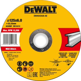DeWalt DW4543AIA-AE – tarcza do szlifowania metalu 125x6 mm