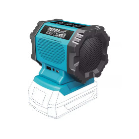 DEDRA Głośnik akumulatorowy Bluetooth 18 V DED7004