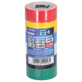 Zestaw taśm elektroizolacyjnych DEDRA PVC