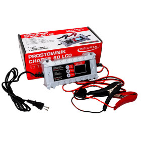 Prostownik Weldman CHARGE 80 LCD 12/24V (104 508)