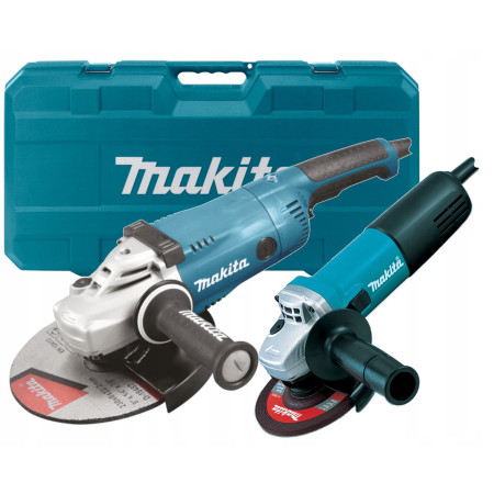 Makita DK0053G – Zestaw szlifierek GA9020 + 9558HNR