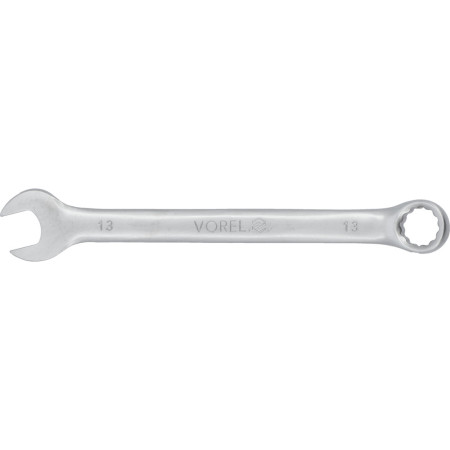 Vorel Klucz płasko-oczkowy C-V 13 mm satyna