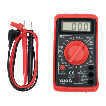 YATO Multimetr/miernik cyfrowy z buzerem YT-73080
