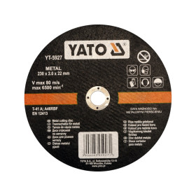 Yato Tarcza do cięcia metalu 230x2,0 mm YT-5927