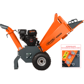 Rozdrabniacz Grass GS650 Loncin 212 - gałęzie 10 cm
