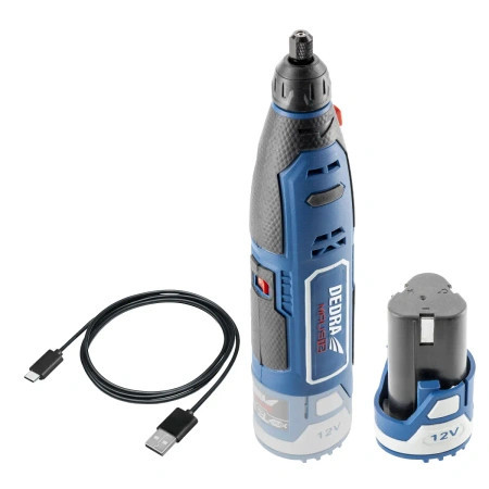 Miniszlifierka 12V DEDRA MAUS12 DED7310T10 2Ah