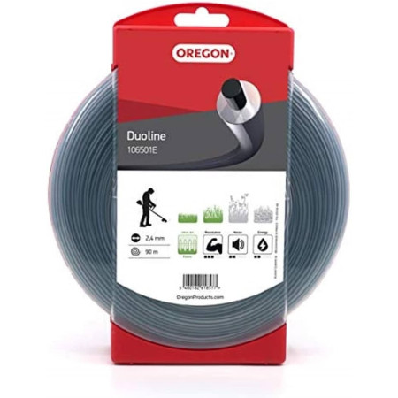 Żyłka do kosy Oregon Duoline 2,4mm x 90m 106501E - OREGON
