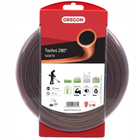 Żyłka do kosy Oregon Techni 280 2,5mm x 81m 545819 - OREGON